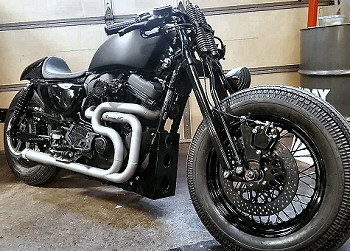 Cafe Racer Harley Build Led Sled Frame, Harley Motocycle Builders Iron Hawg Custom Cycles Pennsylvania