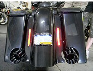 Custom Motorcycle Parts Fabrication, Harley Bagger Parts, Fenders, Stretching tanks, bags and fenders, complete custom paint jobs, matching paint on fairings & bags, custom chrome, sound systems, suspension kits