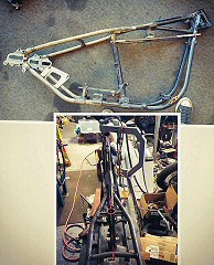 Hardtail Motorcycle Frames Modifications, Hardtail Sportsters, Custom Motorcycle Frame Fabrication