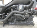 Engine: 96-Inch Harley Engine, with 255 Cams, with Trask turbo & intercooler system, Trask hydraulic clutch setup, Pipes part of Trask turbo system